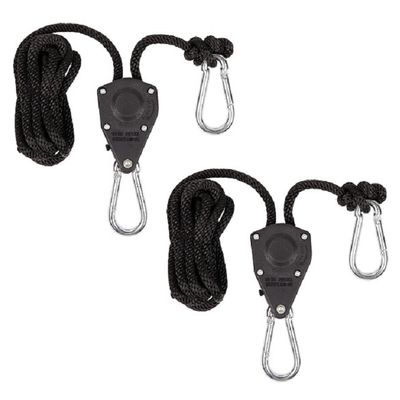Rope Ratcheting Light Hangers