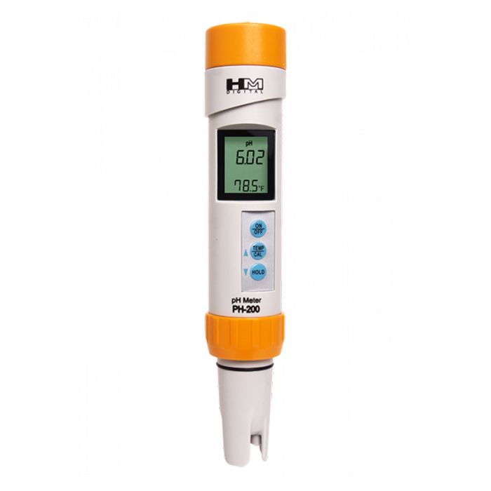 HM Digital Pro Series Waterproof Meter pH/Temp Pen Style PH-200