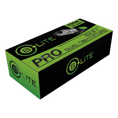 B.Lite HID CMH Pro Fixture with Ballast, Reflector, &amp; Dual 315 watt Lamps 630 watt 120-240 volt