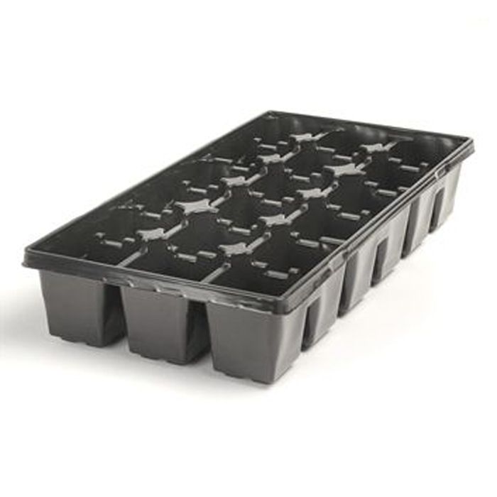 Grow1 Holder Tray for 3.25 &amp; 3.5 inch Square Pots 10x20 inch 18 site