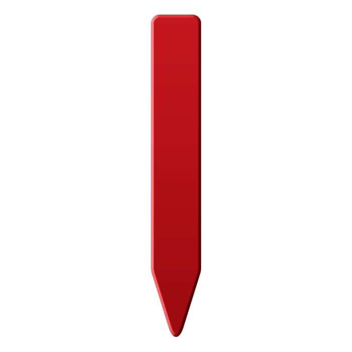 Grow1 Plant Stake Labels Red 1000/ pack