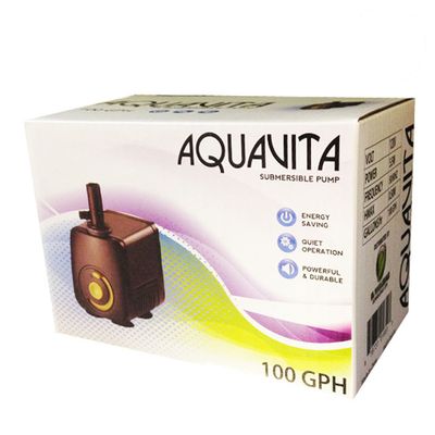 AquaVita Water Pump Submersible Only with 5.75 foot cord 100 GPH 5.5 watt