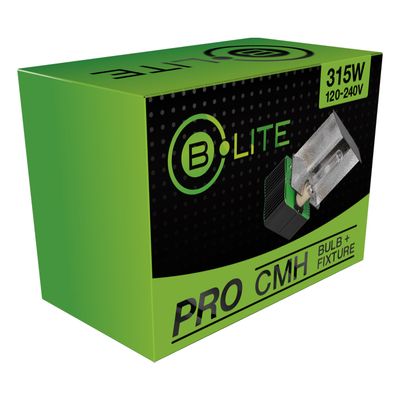 B.Lite HID CMH Pro Fixture with Ballast, Reflector, &amp; Lamp 315 watt 120-240 volt