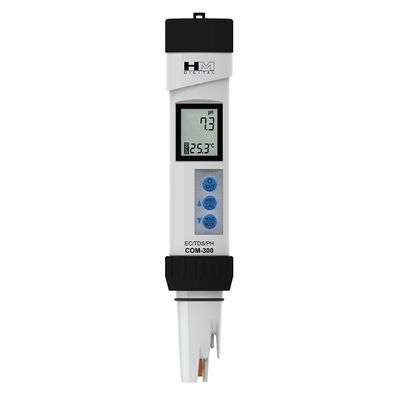 HM Digital Pro Series Waterproof Meter pH/TDS/EC/Temp Pen Style COM-300