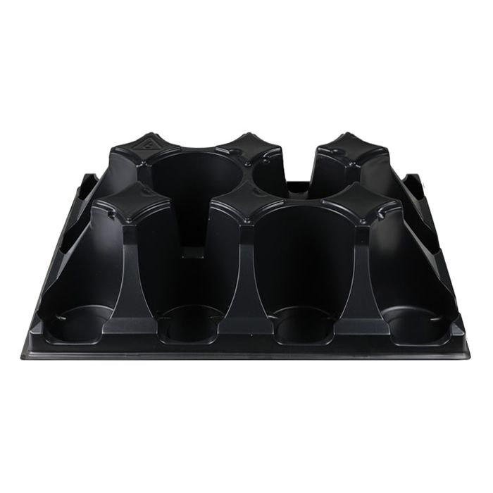 Grow1 Holder Tray for Round Black 1 quart Pots Pot 12x18 inch 12 site