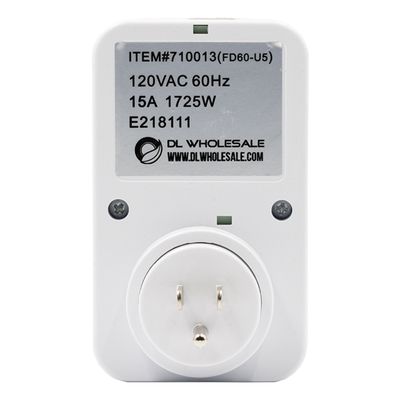 Grow1 Timer Digital Single Outlet 1 minute minimum up to 8 cycles/ day 120 volt