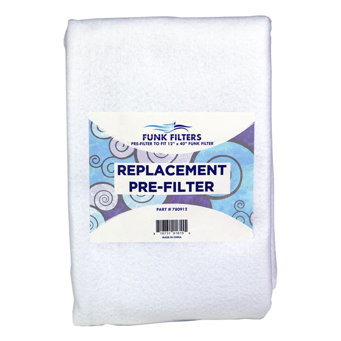 Funk Filter Pre-Filters Replacement 10x24 inch Pre-Filter