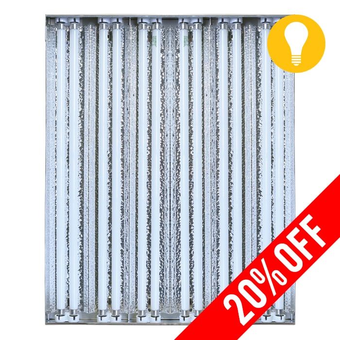 DoubleLux T5 High Output HO Fluorescent Grow Light Complete Fixture