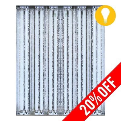 DoubleLux T5 High Output HO Fluorescent Grow Light Complete Fixture