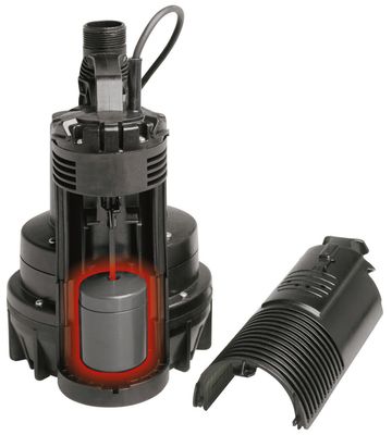 Leader VERTY GO Multi Purpose Submersible Pump 3120 GPH 13 PSI 30 foot Max Head 1/2 HP 600 watt 1/ each