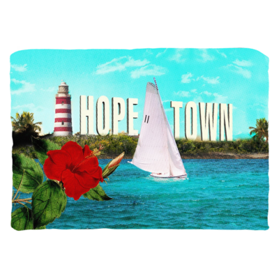 Ode' to Hope Town Zippered Pillow Cover