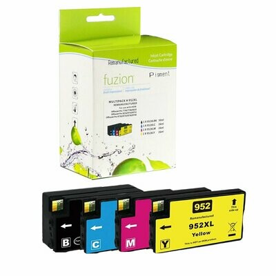 New Compatible HP OfficeJet 7720, 8702, 7740, 8210, 8216, 8710, 8715, 8720, Offi HP 952XL H.Y. XL C/K/M/Y Yield Black 3,000 pages, CMY 1,600 pages each New Compatible HP OfficeJet 7720, 8702, 7740, 8210, 8216, 8710, 8715, 8720, Offi HP 952XL H.Y. XL C/K/M/Y Yield Black 3,000 pages, CMY 1,600 pages each