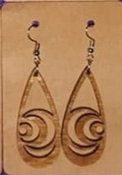Cutout hook earrings