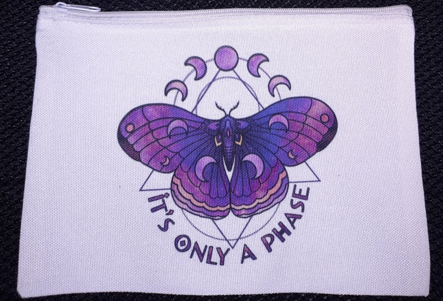Zipper Pouch 5x7 "It's Only a Phase"