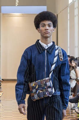 The Woven Ties Bag- made to order