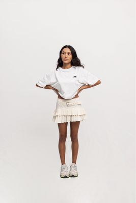 The Mari Manta Pleated Mini Skirt