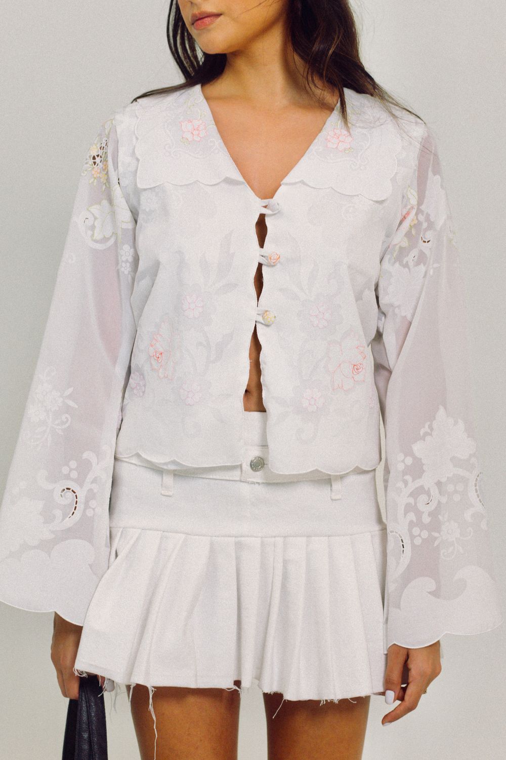 The Elsa Top White
