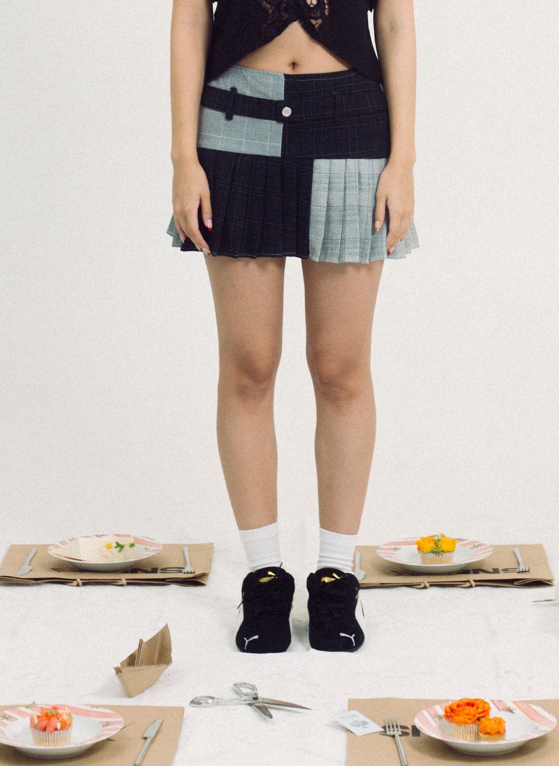 The Plaid Pleated Skirt