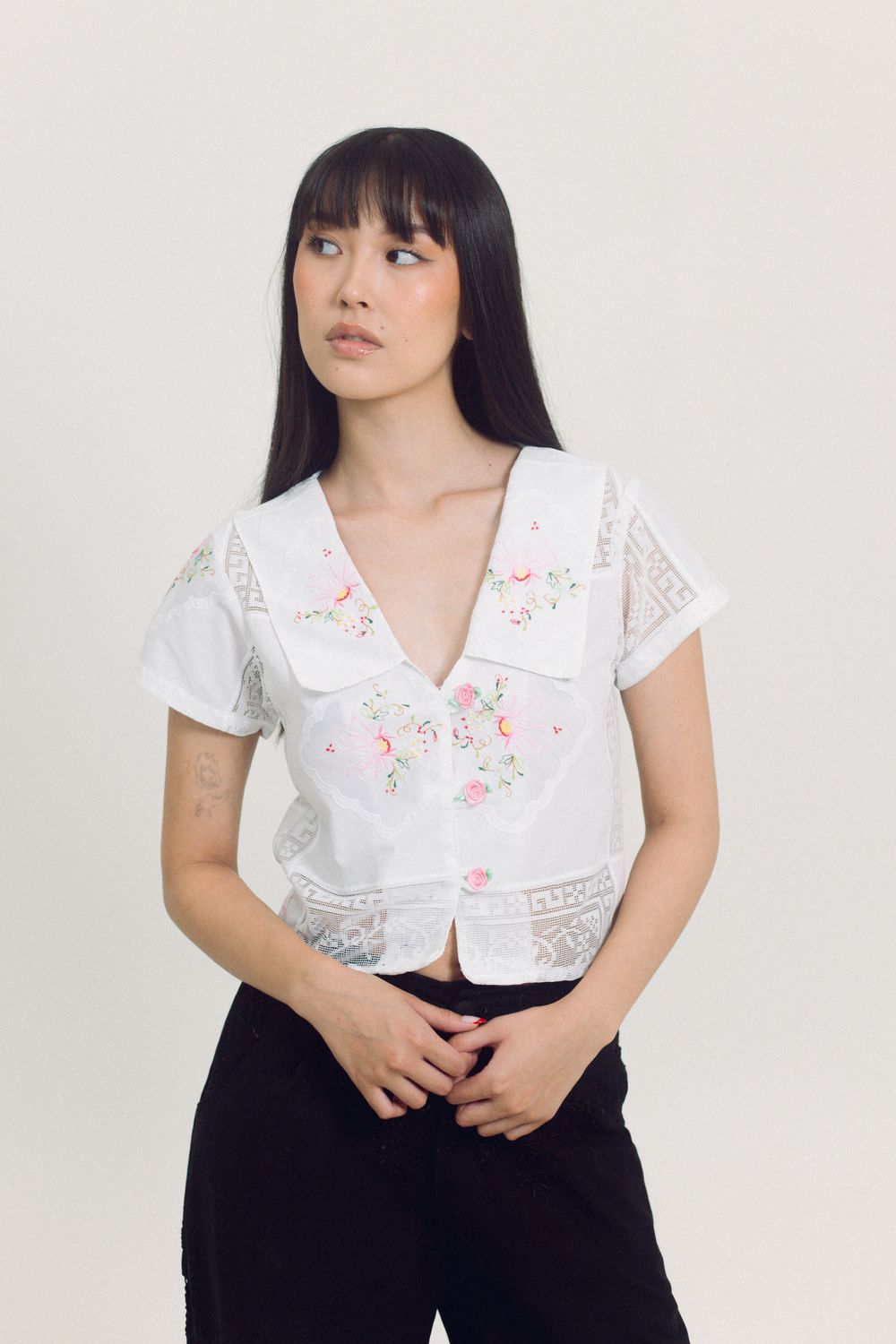 The Tropical Rose Top (S)