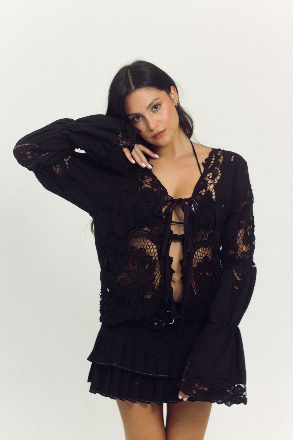 The Isla Long Sleeve Top (M)