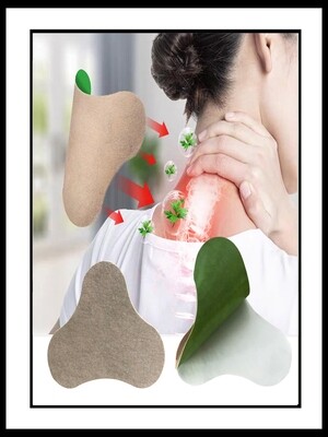 Natural Cervical Vertebra Pain Relief Paste Pad. Cao Dán Ngải Cứu