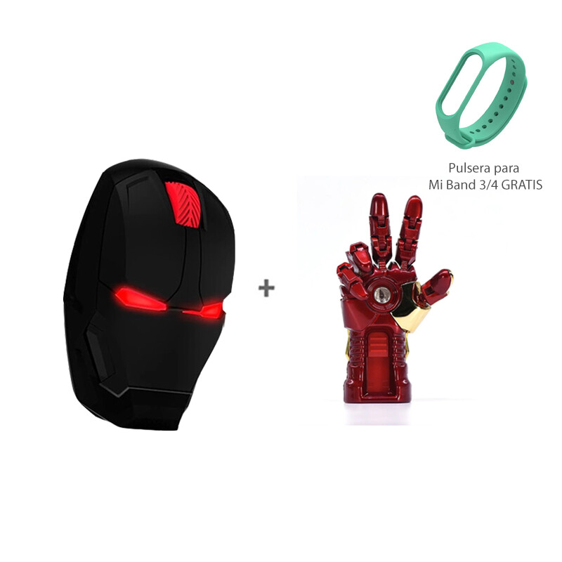 Combo Mouse Inalámbrico y Memoria 
USB 64GB + Pulsera para Mi Band GRATIS