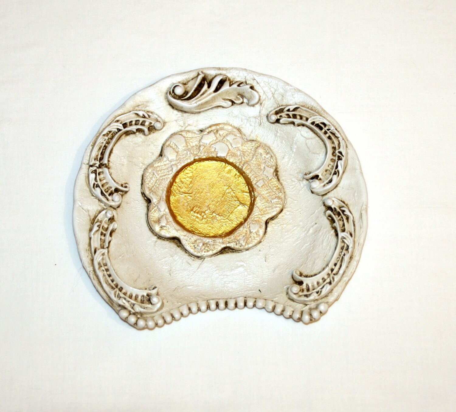 Kerzenteller, Dekoteller Shabby Chic