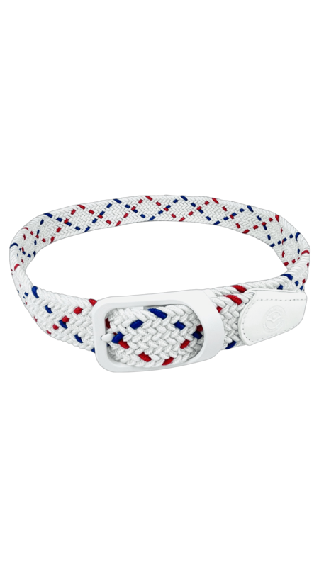 Stretch-Gürtel PUNCH weiss