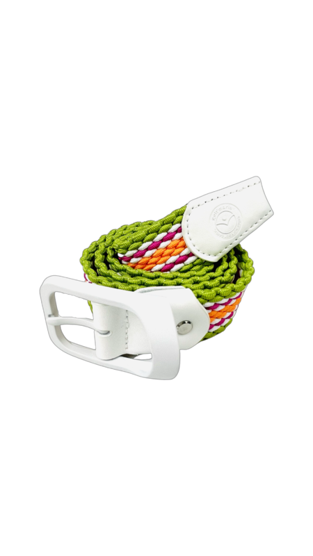 Stretch Belt PUNCH green-pink