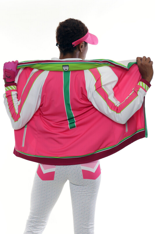 Jacket CHIP white-pink