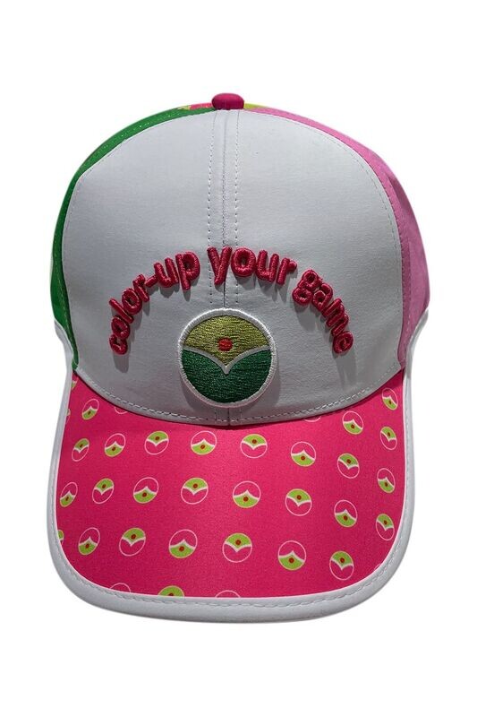 Cap FORE! pink-grün