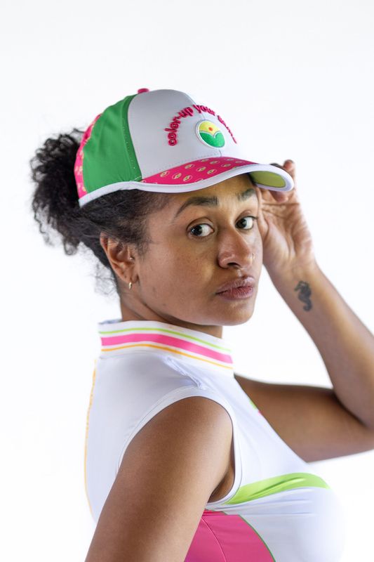 Cap FORE! pink-green