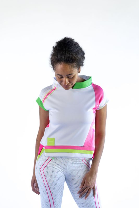 Boxishirt HIT weiss-pink