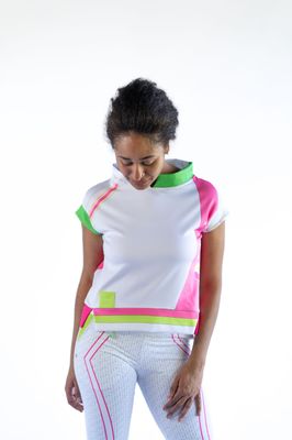 Boxishirt HIT weiss-pink