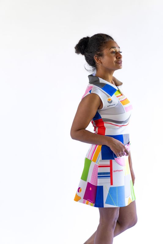 Kleid HALFWAY SONDEREDITION bunt-Unikat