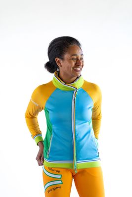 Jacke CHIP orange-grün