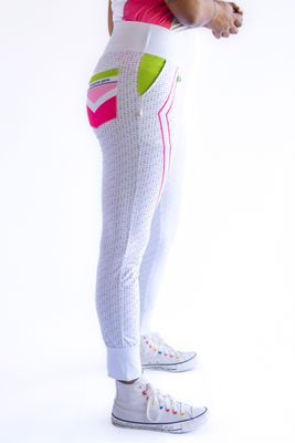 Pant GREEN weiss