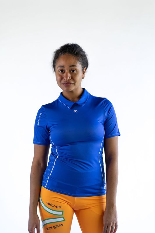 Polo PAR blau