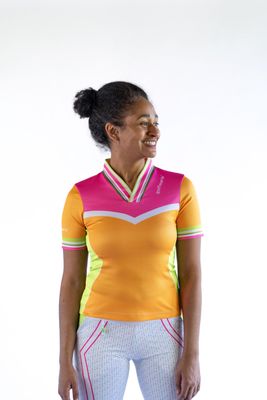 Polo TOUR orange-pink