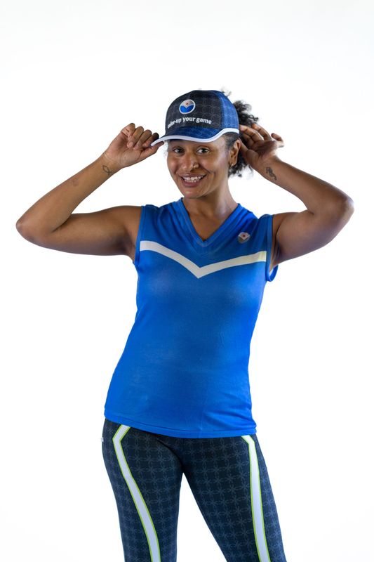 Pullunder/Top DRAW blau
