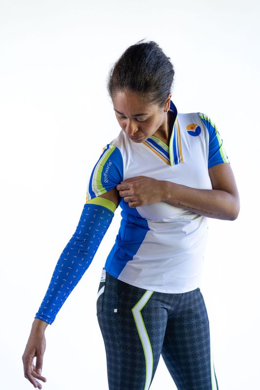 Sleeves UP&DOWN blau