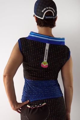 Polo HALFWAY black-blue