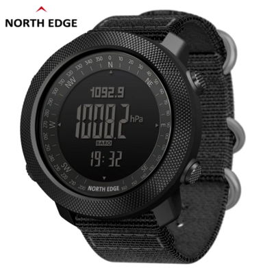 NORTH EDGE - APACHE 3 - Army Military Digital Watch - Altimeter Barometer Compass Waterproof 50m