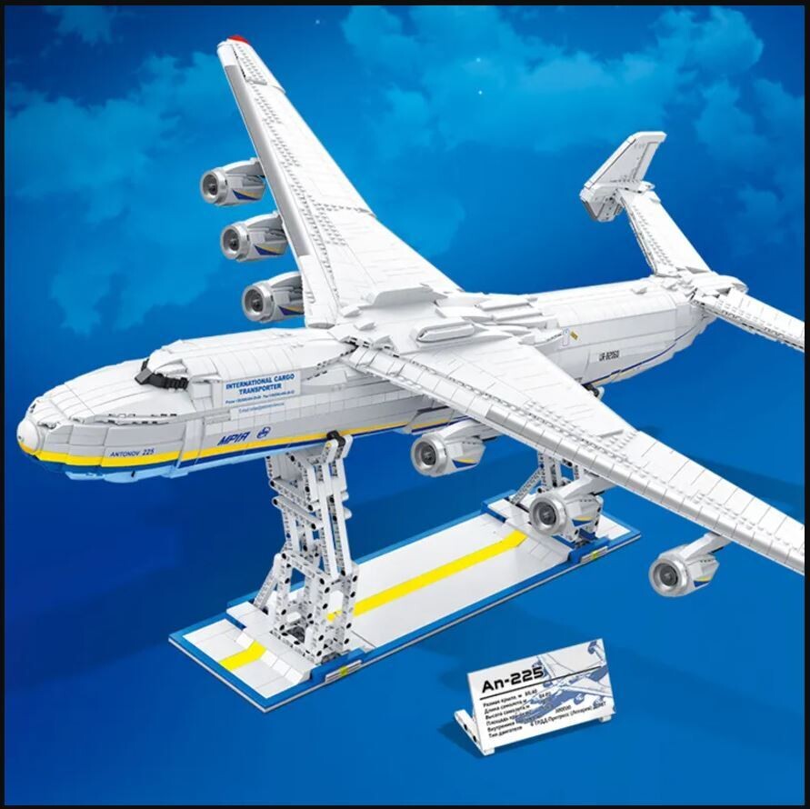 An-225 MOC 57014 1:84 - Cargo Aircraft - Building Blocks