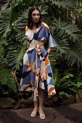 FLORA ASYMMETRICAL DRAPE DRESS
(Combo Print) FLORA ASYMMETRICAL DRAPE DRESS
(Combo Print)