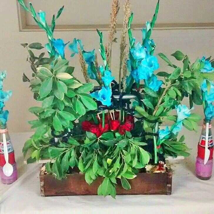Food Table Arrangement