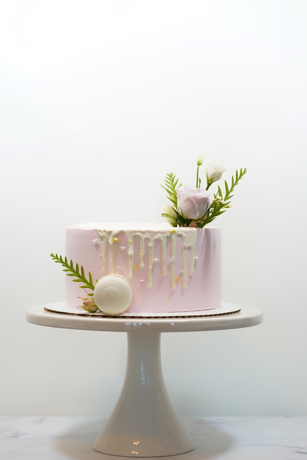 Fresh Flower Buttercream Cake
