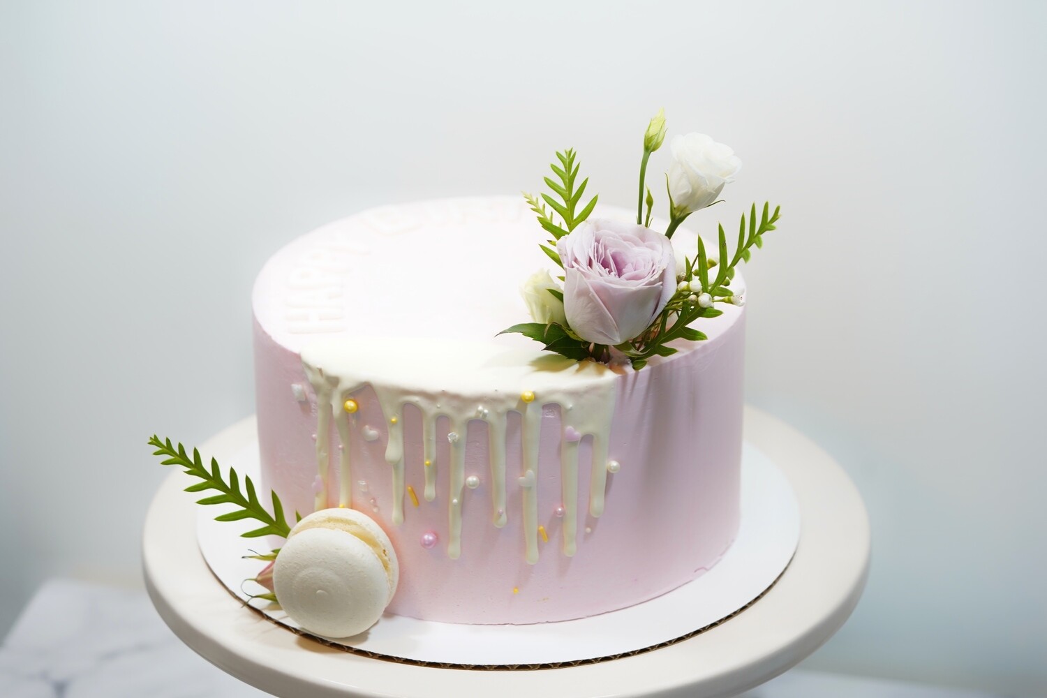 Fresh Flower Buttercream Cake