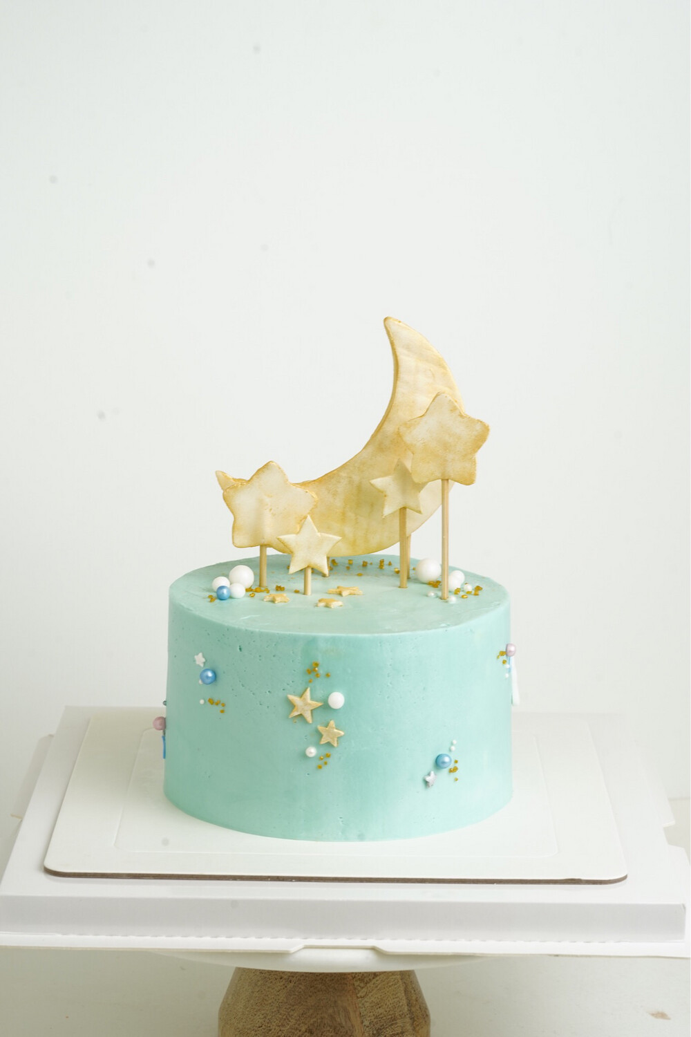 Moon and Back Baby Cake