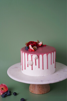 Chocolate Raspberry Vertical Cake